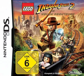 LEGO Indiana Jones 2 - The Adventure Continues (Europe) (En,Fr,De,Es,It,Da) box cover front